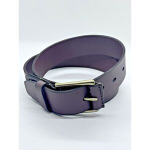 Timberland Men Genuine Leather Brown Belt Brass Buckle‎ size 32/Actual 38"L.